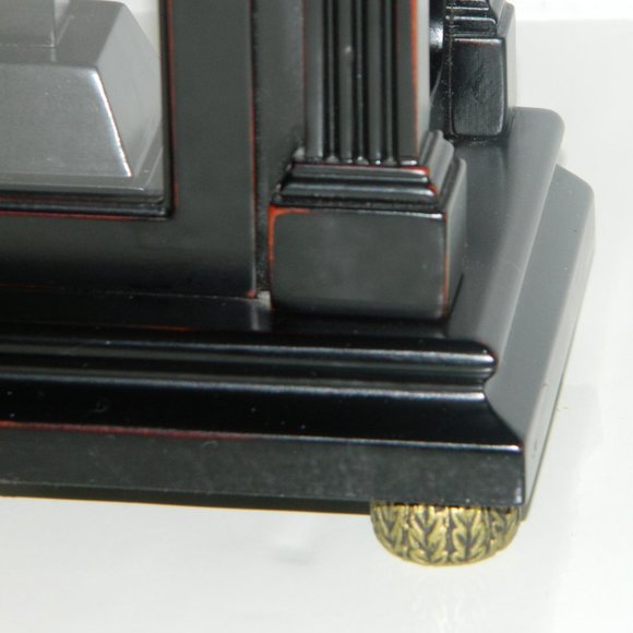 Bombay 2004 Mohogany Wood Floating Quartz Sync Clock - Picture 10 of 17